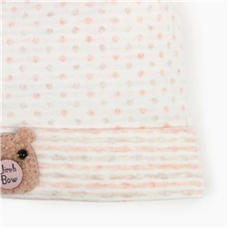 Шапка для девочки, размер 40-42, светло-розовая