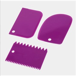 Набор кондитерских шпателей, 3 предмета