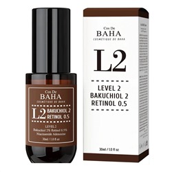 Cos De BAHA Сыворотка для лица с ретинолом против старения, гиперпигментации и акне / Bakuchiol & Retinol Serum (L2), 30 мл 24692