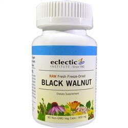 Eclectic Institute, Black Walnut, 400 mg, 90 Veg Caps