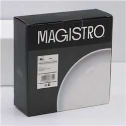 Десертные тарелки Magistro Mien, d=16.5 см, набор 6 шт., фарфор, белые