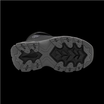 Ботинки зимние на меху А2438 черные