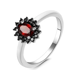 Кольцо, гранат , шпинель, Фиона