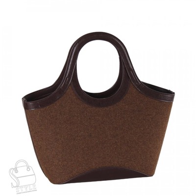 Сумка женская кожаная 56082BD brown Baidou/30