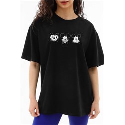 Футболка Three mouse (Черный)