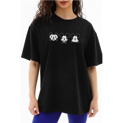 Футболка Three mouse (Черный)