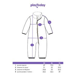 Комбинезон детский трикотажный для девочек
