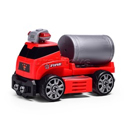 Конструктор-машина "Пожарная служба" с отверткой, в коробке