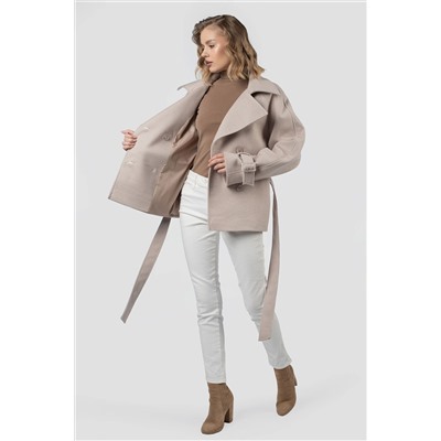 01-12223 Пальто женское демисезонное (пояс)