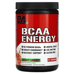 EVLution Nutrition, BCAA Energy, Cherry Limeade, 9.95 oz (282 g)