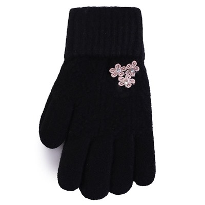 Перчатки детские с цветочками
