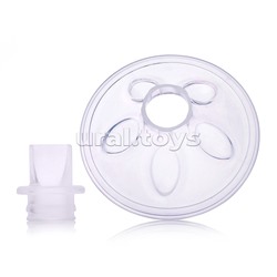 Молокоотсос ручной 4в1 с бутылочкой, запасными массажной накладкой и силиконовым клапаном, белый