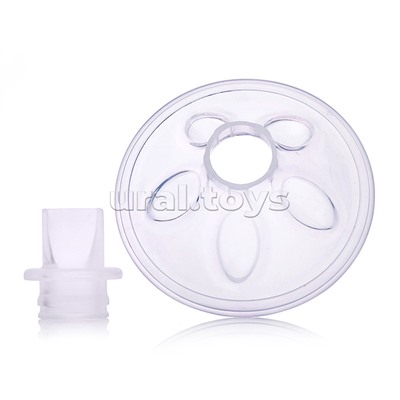 Молокоотсос ручной 4в1 с бутылочкой, запасными массажной накладкой и силиконовым клапаном, белый