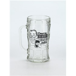 Кружка пивная стеклянная «Для элегантного любителя пивка», 500 мл, 18+