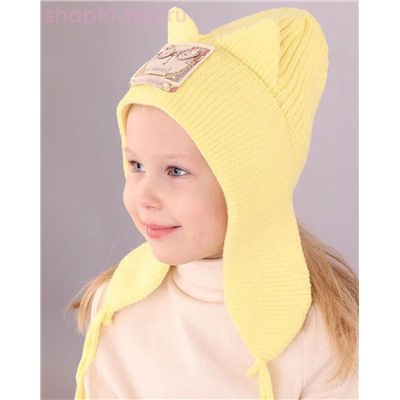 01-8-H Ушанка для девочки (50-52)