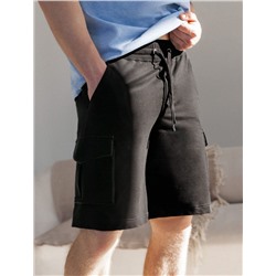 Шорты-карго из легкого футера