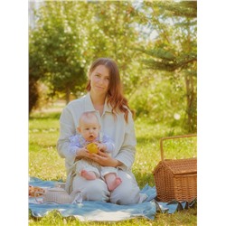 Пижама женская (рубашка, шорты) SL HOME Linen, размер 40-42, молочная