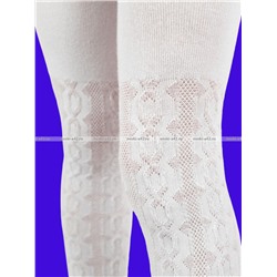 Шугуан колготки детские ажурные белые