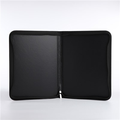 Папка для документов, формат А4, 25.5×2.5×34 см, чёрная