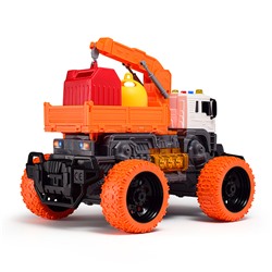 Машина "Мусорный гигант" 1:16 (свет, звук) в коробке (цвет оранжевый)