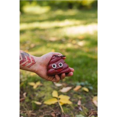 Контейнер под пакеты для уборки за собаками, 9×5×8 см, коричневый