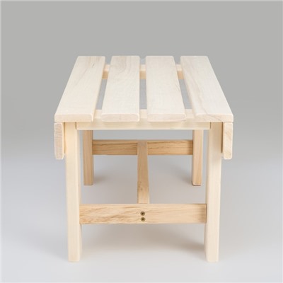 Лавка деревянная, 70×33×30 см, липа, «Добропаровъ»