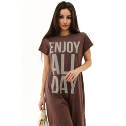 Платье 50558 (Коричневый)