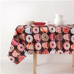 Скатерть «Доляна» Пончики 150×250 см, 100% п/э