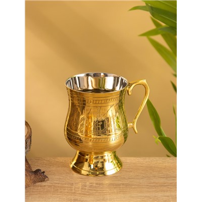 Кружка «Вдохновение», 400 мл, латунь