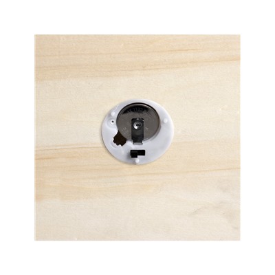 Светодиодная фигура «Счастливые каникулы» 15×15×4 см, дерево, батарейки CR2032×1, свечение тёплое белое