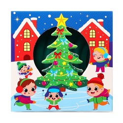 Развивающий тактильный мячик «Сказочный город», 1 шт., Крошка Я