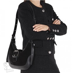 Сумка женская кожаная 990178NNAA black Natale Navetta