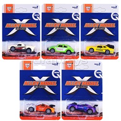 Машина "Кто быстрее" металл. на листе