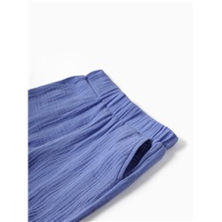 Брюки из муслина для девочки KAFTAN, рост 104 см, фиолетовые