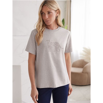 Футболка из премиального хлопка с авторским принтом