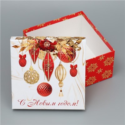 Набор подарочных коробок 6 в 1 «С Новым годом», 10×10×6 – 20×20×11 см