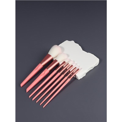 Набор кистей для макияжа COLOR POWER pink, 7 шт., в тубе, розовый
