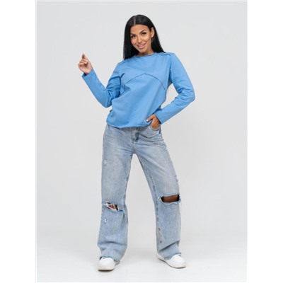 Лонгслив Лонг-01 (Голубой)