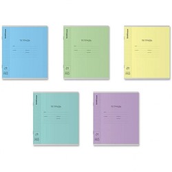 Тетрадь  24л клетка с пластиковой обложкой 64628 Классика CoverPrо glossy 64628 ErichKrause