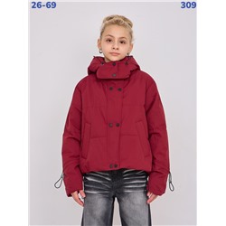 Куртка 309 бордовый