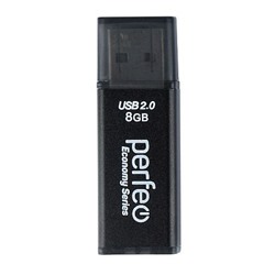 USB-флеш-накопитель PERFEO  8GB E03 Black economy series PF-E03B008ES Perfeo