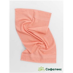 Полотенце махровое банное большое Софатекс 100 * 180 для ванной и бани bs (Персик)