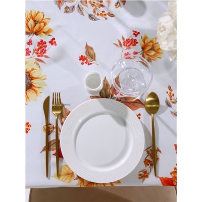 Скатерть «Доляна. Подсолнухи», 145×180 см, 100% п/э