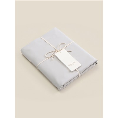 Простыня 1.5-спальная SL Home Percale 300ТС, 160×235 см, серая, хлопок 100%