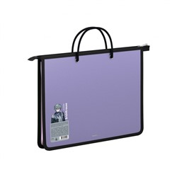 Папка  А4 на молнии с ручками 61200 Matt Manga ассорти ErichKrause