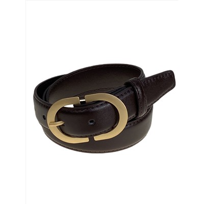 Ремень женский из искусственной кожи , цвет шоколад