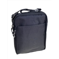 Сумка мужская  текстильная, цвет  черный