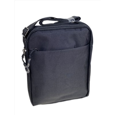 Сумка мужская  текстильная, цвет  черный