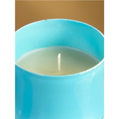 УЦЕНКА Свеча вотивная в металлической баночке с крышкой, 100 г, амбер, мирр