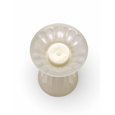 Ваза для цветов, 17 л, d=29 см, h=52 см, пластиковая, белая